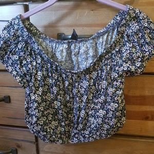 Crop top floral